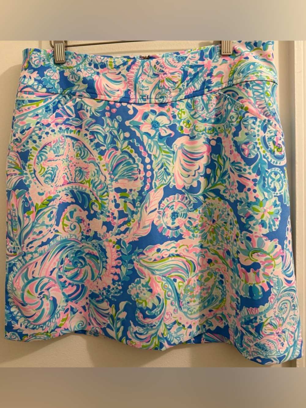 Lilly Pulitzer Jonas Skort Blue, Pink & Green Paisley Skort